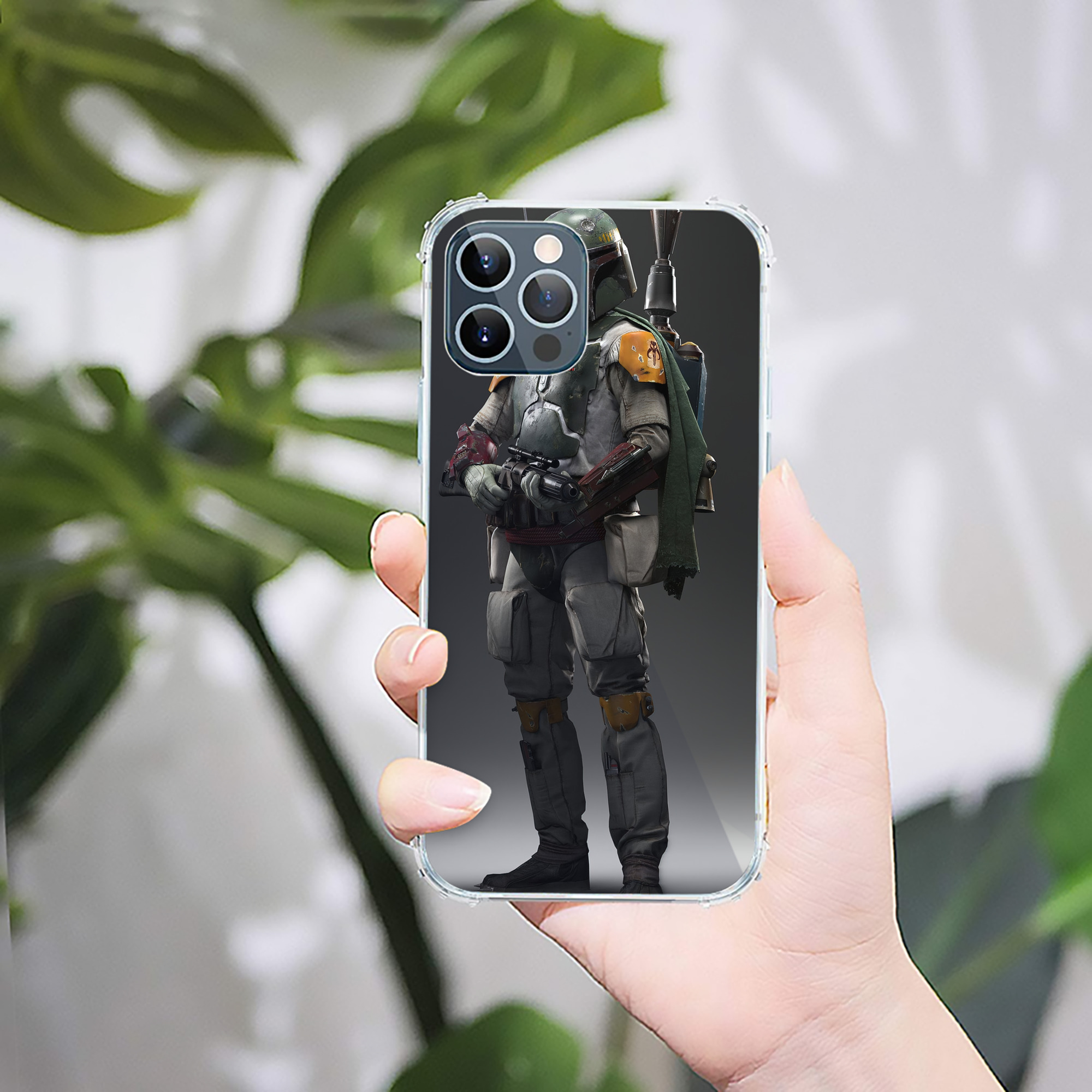 （画像用） スター・ウォーズ Star Wars 【iPhone 12シリーズ対応】透明スマホケース（クリアソフトケース）